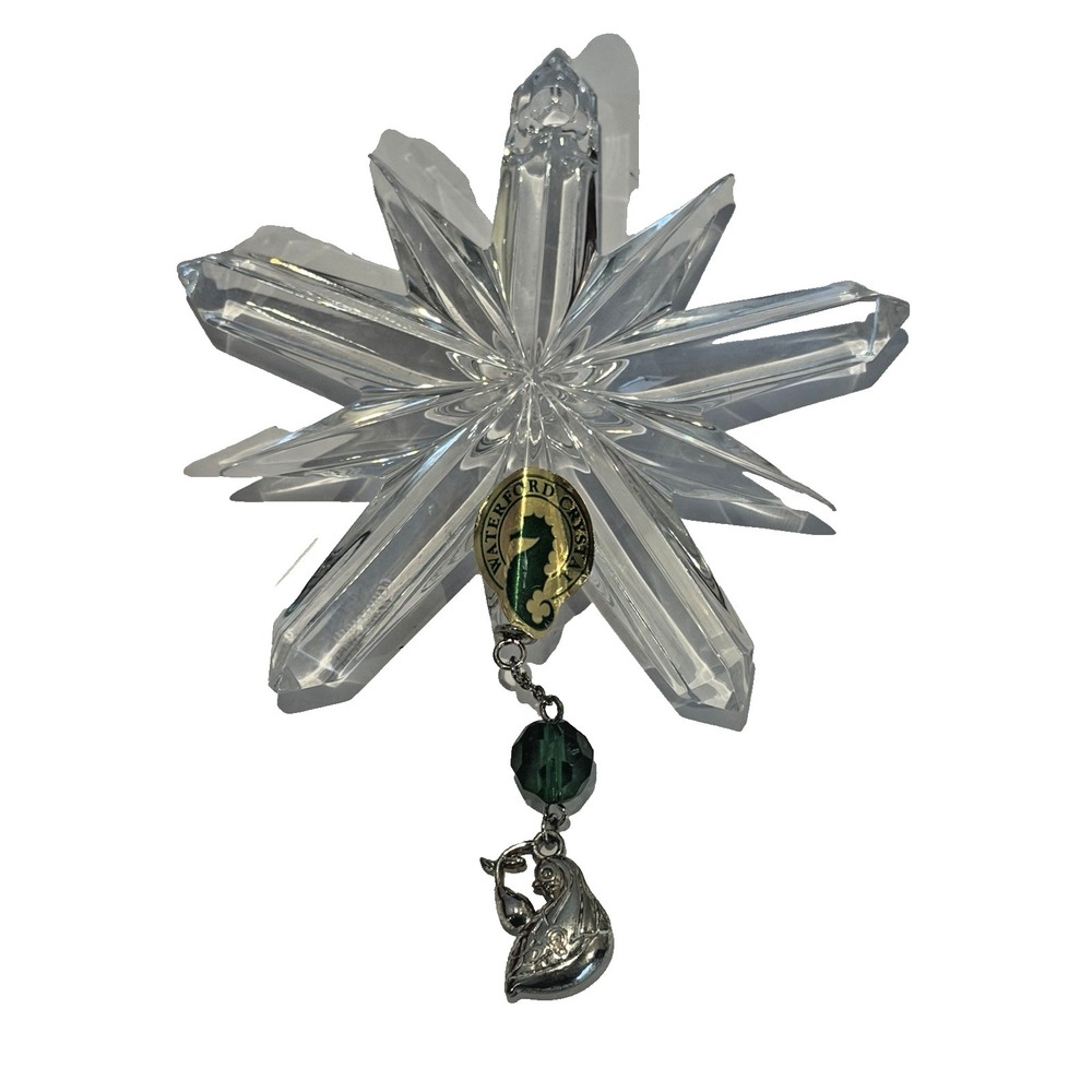 Waterford 2007 Crystal Partridge In A Pear Tree Ornament New In Box